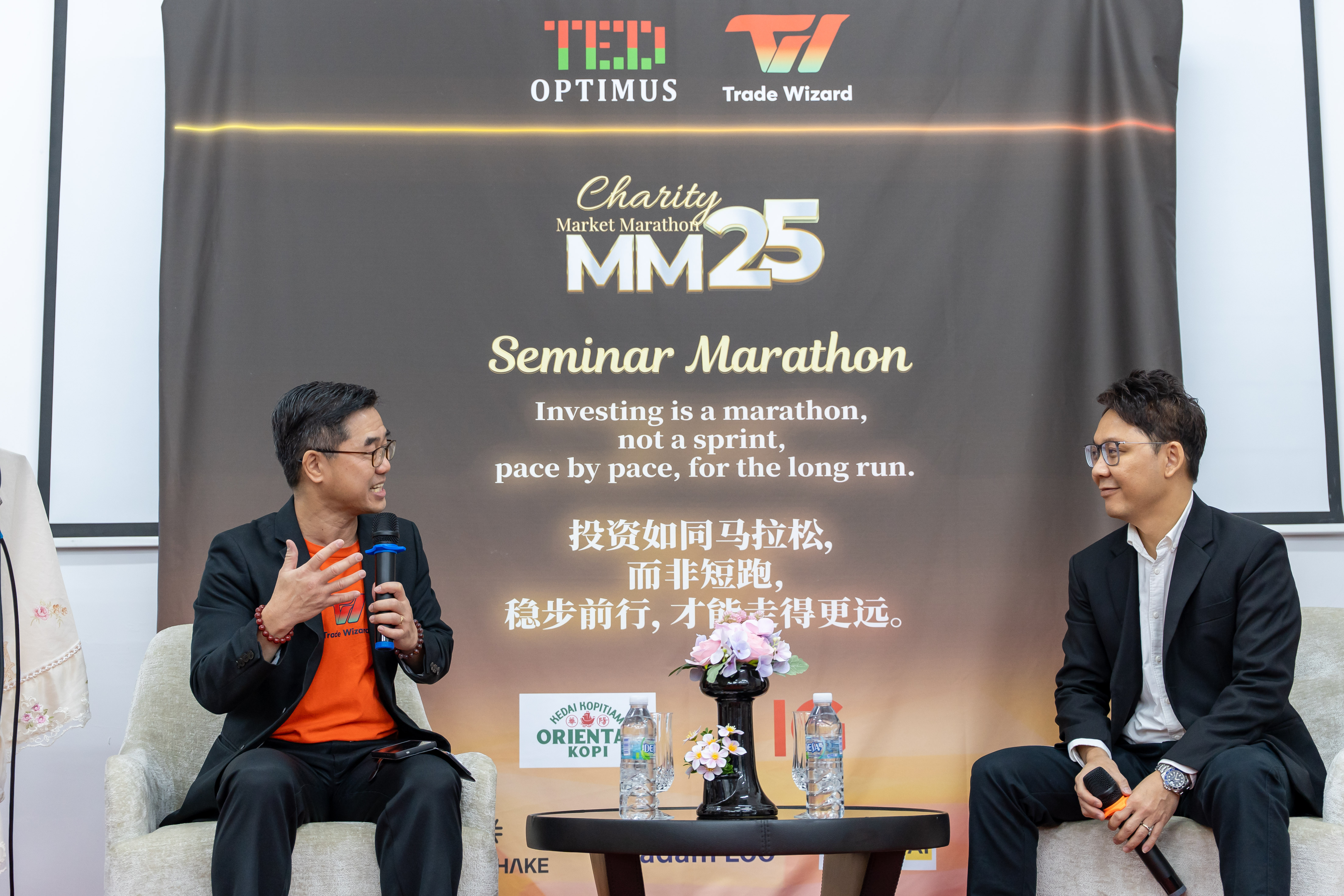 Charity Market Marathon MM25 — Warren Mak interview on stage