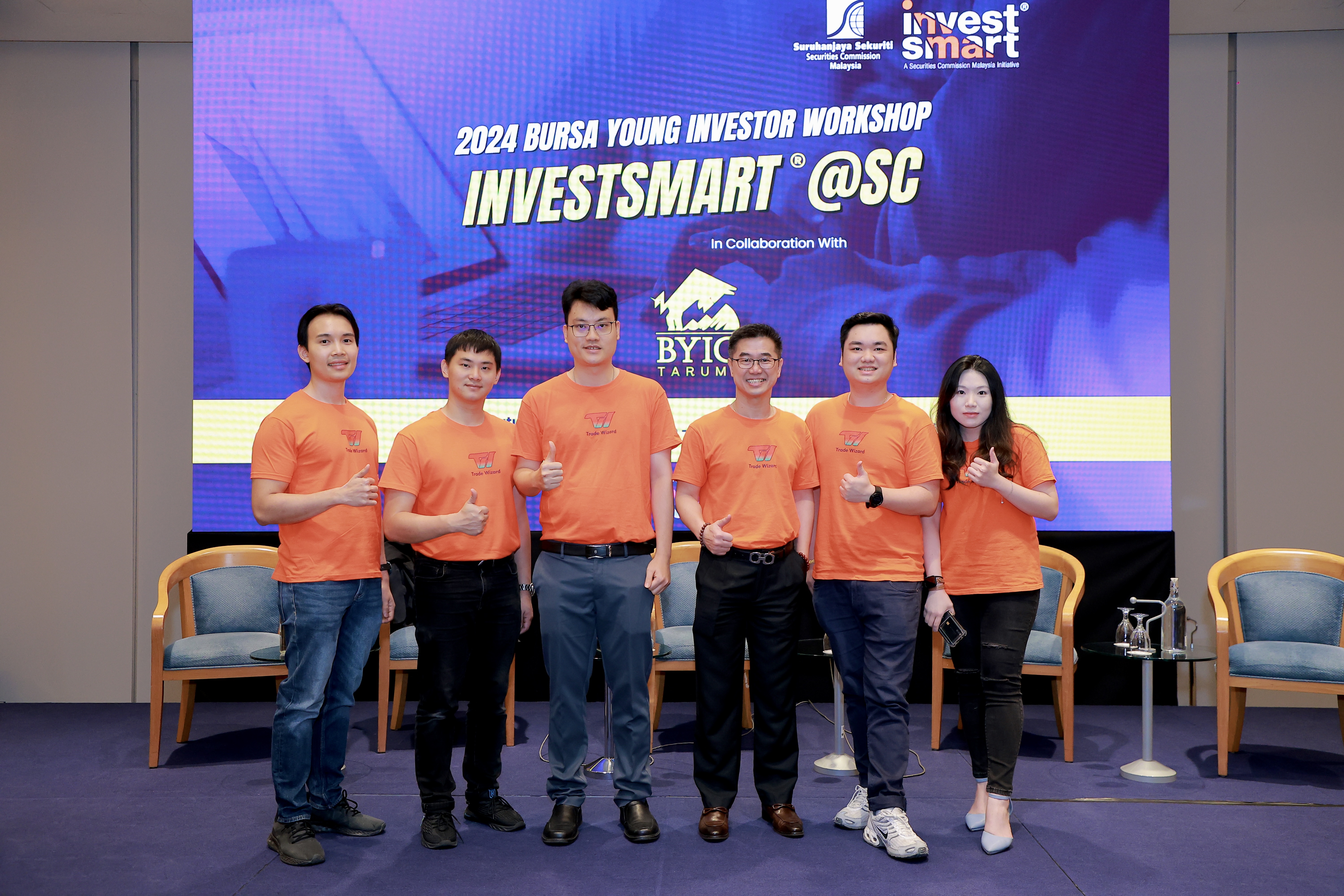 TED Optimus team at 2024 Bursa Young Investor Workshop InvestSmart@SC